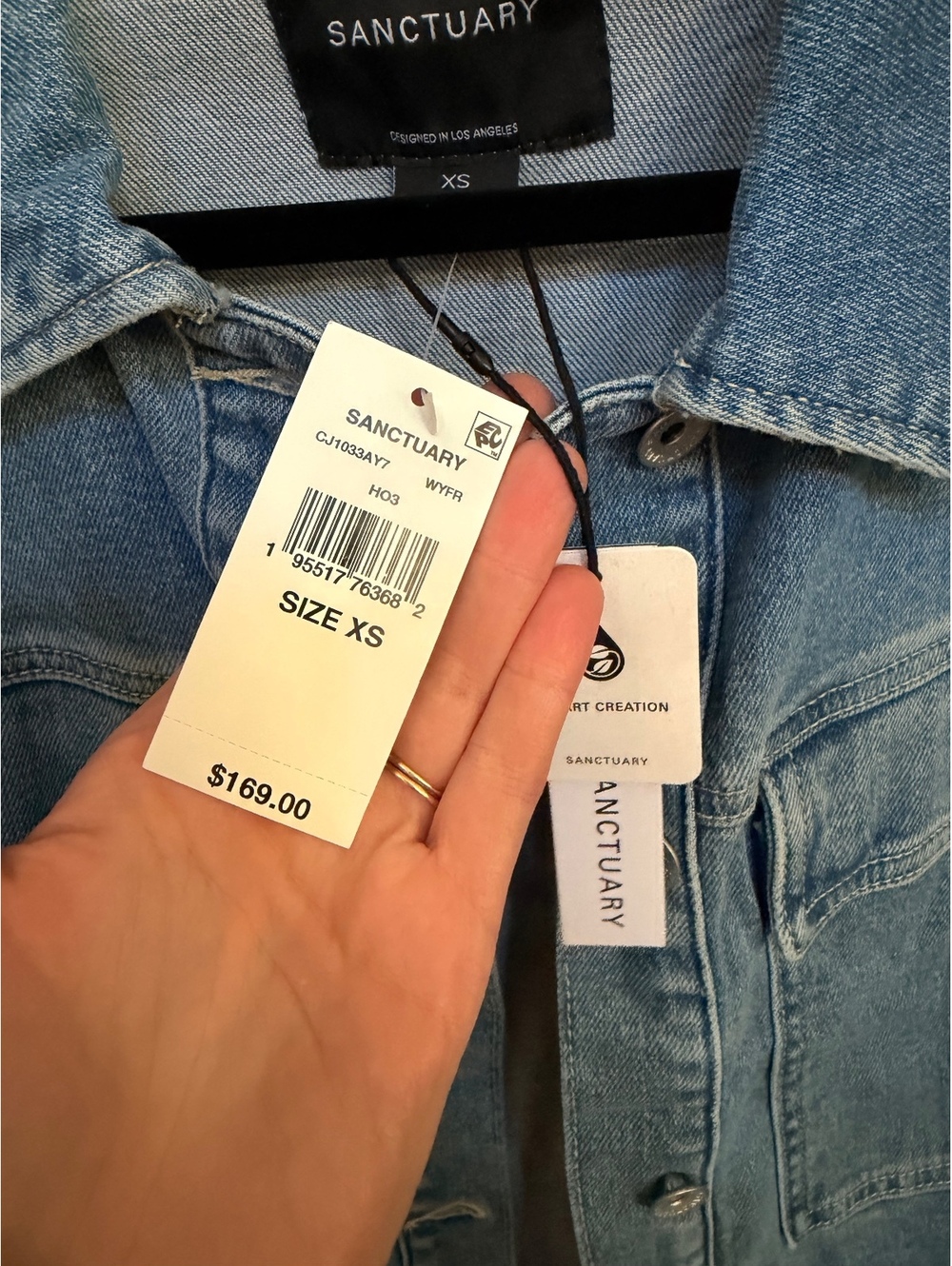 NWT Sanctuary Truckers Jacket - Picture 4 of 6